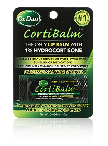 Dr. Dans CortiBalm Lip Balm for Chapped Lips - 0.15 Oz (3 pack)