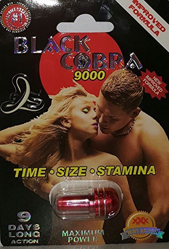 BLACK COBRA 9000 1 pills Triple Max Male Sexual Enhancement Pills 9 Days