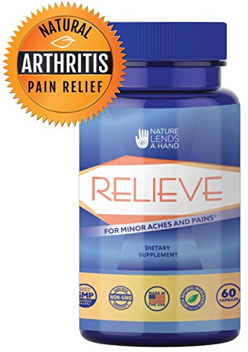 RELIEVE Natural Arthritis Pain Relief with Turmeric and MSM – Natural Pain Reliever for Arthritis Relief, Lower Back Pain Relief, Hip Pain Relief, Neck Pain Relief, Knee Pain Relief, Joint Pain Relief