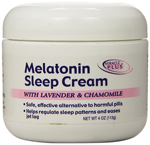 Miracle Plus Melatonin Sleep Cream, 4 Ounce