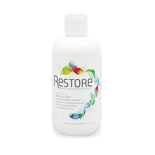 RESTORE for Gut Health | Restore 4 Life Terrahydrite Humic Substances & Mineral Amino Acid Complexes for Digestive Wellness, Immune Function, Environmental Factors, Mental Clarity | (8 Ounces)