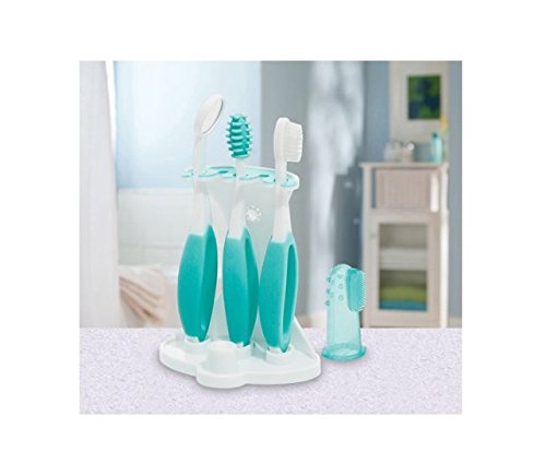 Summer Infant Oral Care Kit - Teal/White - 5 Piece Set