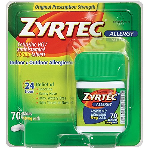 Zyrtec Allergy Relief Tablets, 140 Count