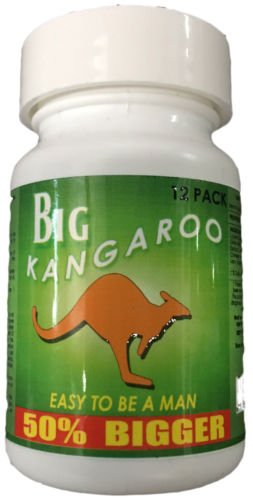 Big Kangaroo Male Performance Supplement Enhancement 12 Pills Bottle