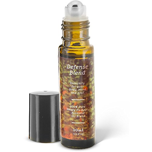 Support Your Immune System with Defense Essential Oil Roll-On Blend | 10ml Ready-To-Apply Roll-On | 100% Pure & Therapeutic | Immunity Blend | Cold and Flu Season
