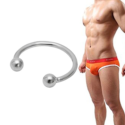 ShapeW Stainless Steel Penis Cock Ring Male Impotence Aid Performance Enhancer Sex Toys