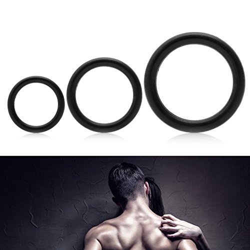 NNDA CO Silicone Ring Body Massager - 3Pcs Male Penis Cock O Ring Impotence Erection Enhancer Delay Prolong
