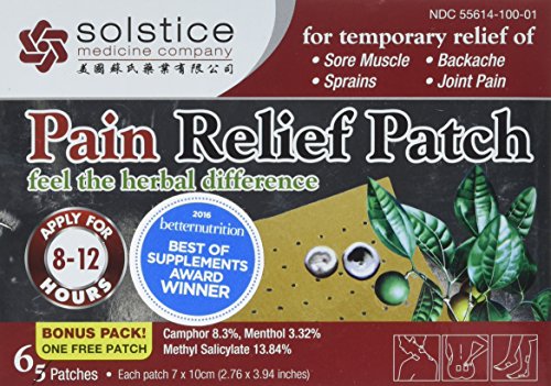 SOLSTICE MEDICINE COMPANY Solstice Pain Relief Patch, 0.02 Pound