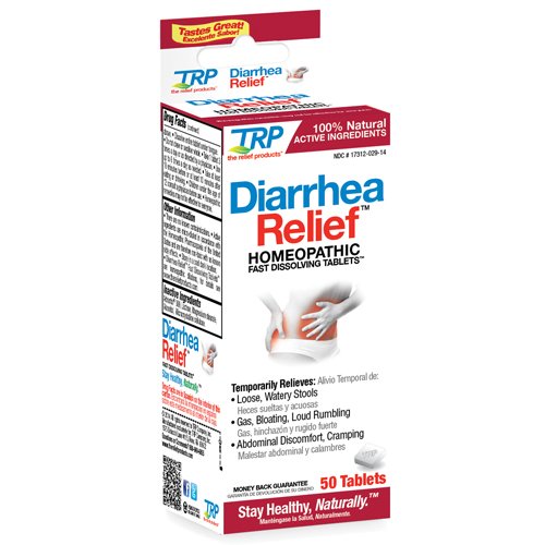 THE Relief Products Diarrhea Relief, 50 Count