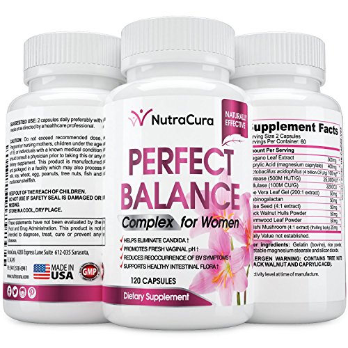 Perfect Balance Complex for Women - Vaginal Health Dietary Supplement - 120 Capsules