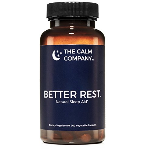 Better Rest - Natural Sleep Aid - Safe, Effective, Non-Habit Forming Herbal Sleeping Pills for Insomnia - Valerian, Melatonin, Chamomile, Tryptophan, L-Theanine & More | Sleep Supplement 60 Vegan Caps