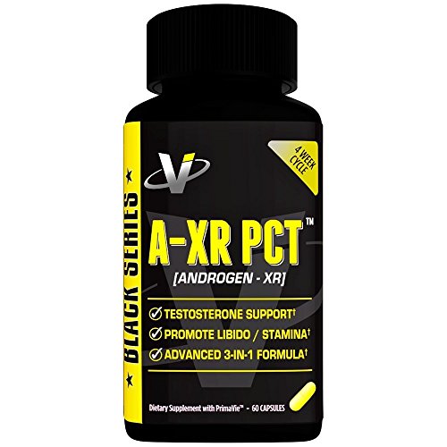 VMI Sports, AXR PCT Testosterone Booster, Full Spectrum Post Cycle Therapy Boosts Free Testosterone, Inhibits Estrogen Conversion, Increases Libido and Muscle Energy, With Prostate Support