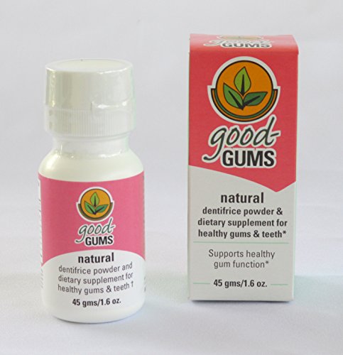 Good Gums Natural Dentifrice Powder & Dietary Supplement for Brushing Teeth