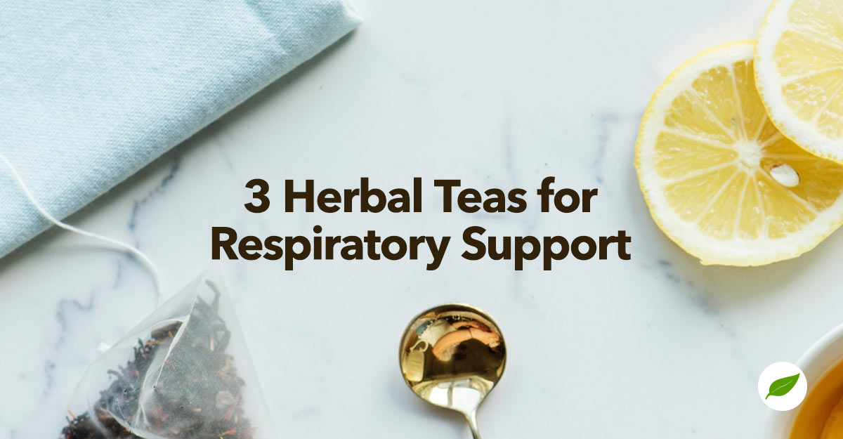 herbal teas for respiratory health support