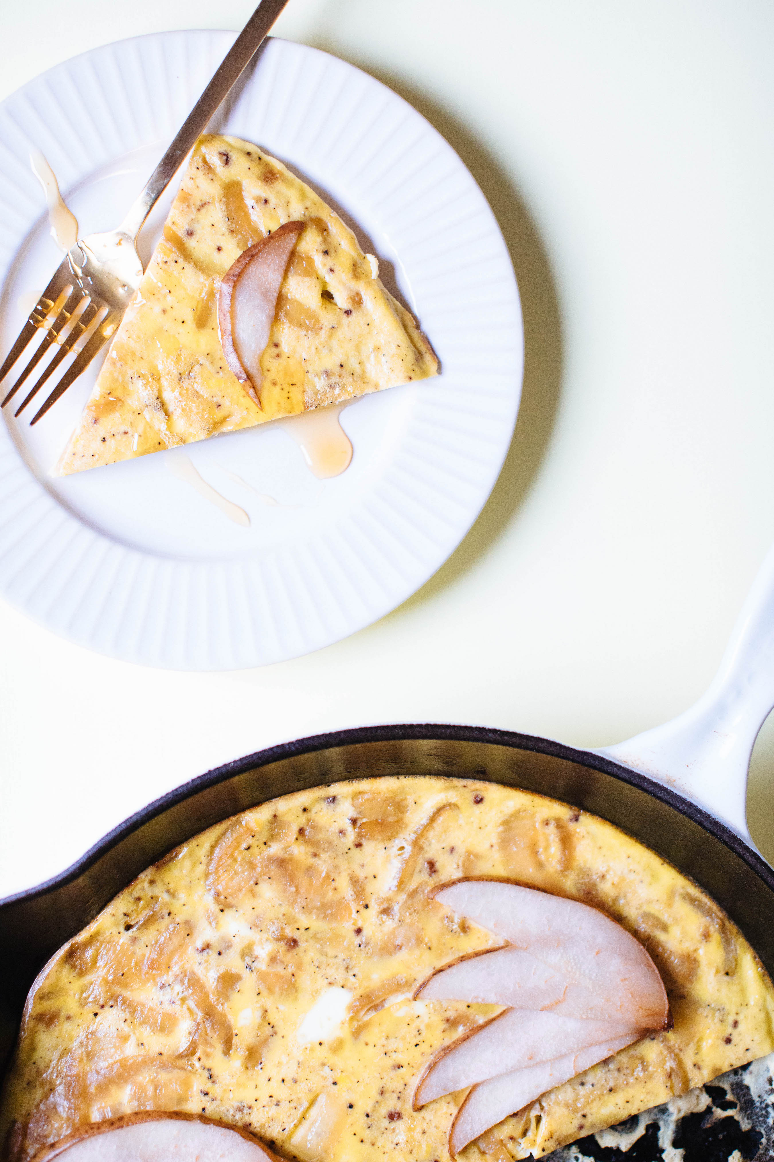 Caramelized Onion and Pear Frittata | Nutrition Stripped