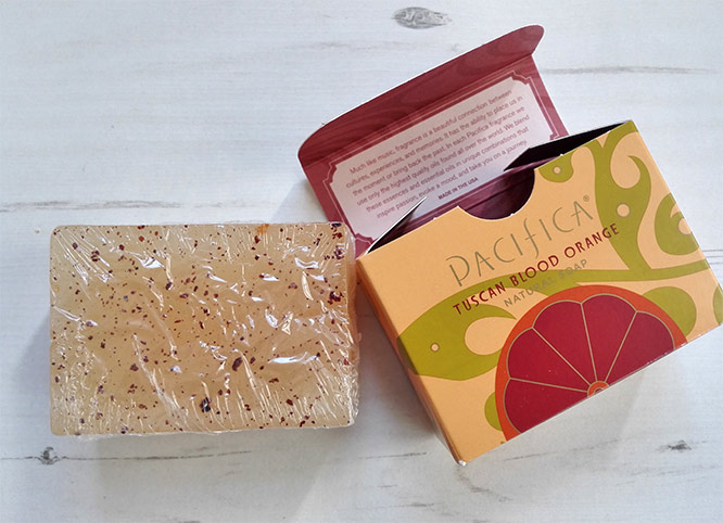 pacifica tuscan blood orange natural soap