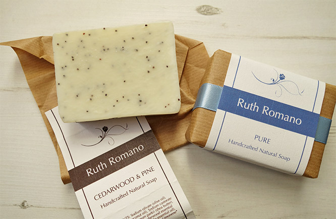 ruth romano natural soap bars