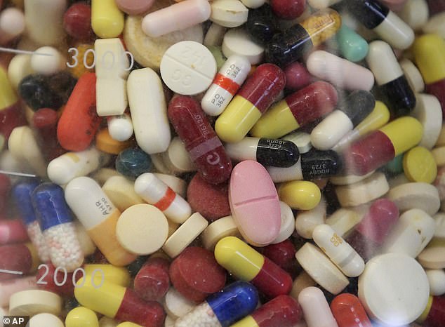 People in England are taking more prescription pills than ever, NHS figures revealed today, but the health service managed to make its biggest financial savings for more than 10 years between 2017 and 2018 (stock image)