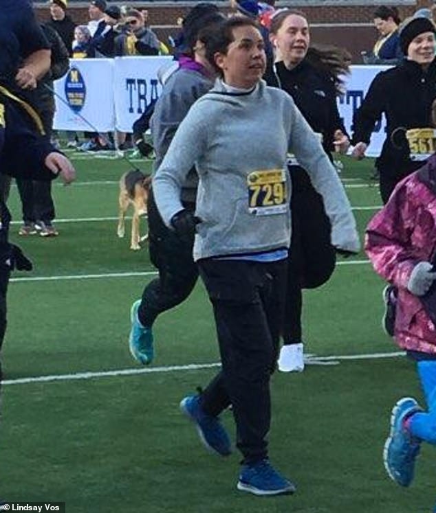 Already Lindsay is racing in 5Ks again (pictured), and in the future she looks forward to travelling - hopefully to Australia to see the Great Barrier Reef