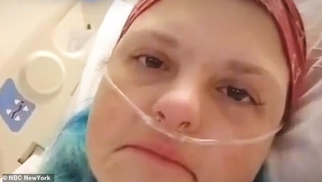 Looking back at videos of herself in the hospital, Julia said: 'I look dead. I'm gone'