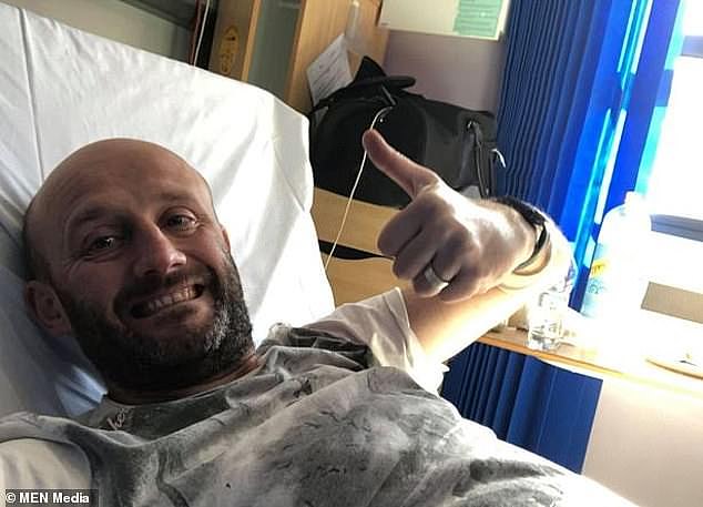 Andrew, a father-of-four, said having coronavirus was 'the worst week of my life' and he had been 'left breathless from the lung inflammation it caused'