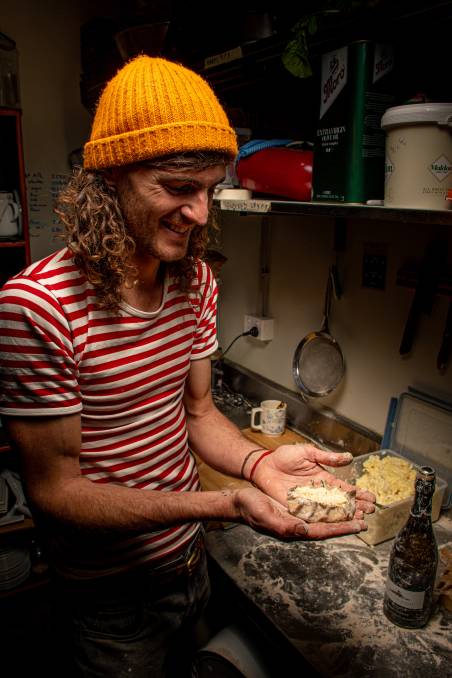 The baker: Tim Evans at Piratti. Picture: Simon McCarthy